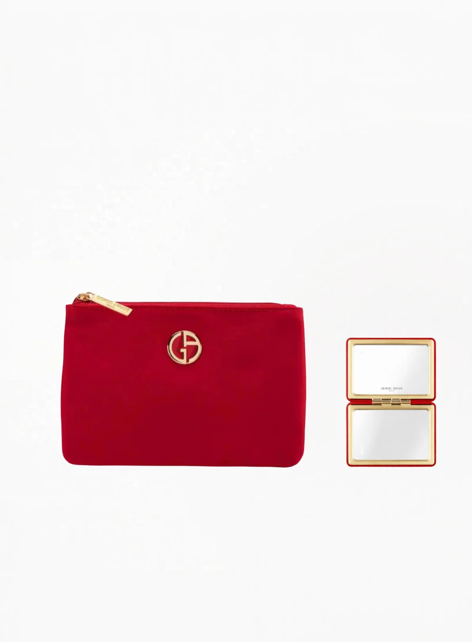 Giorgio Armani Satin Red Cosmetic Bag – Limited Edition