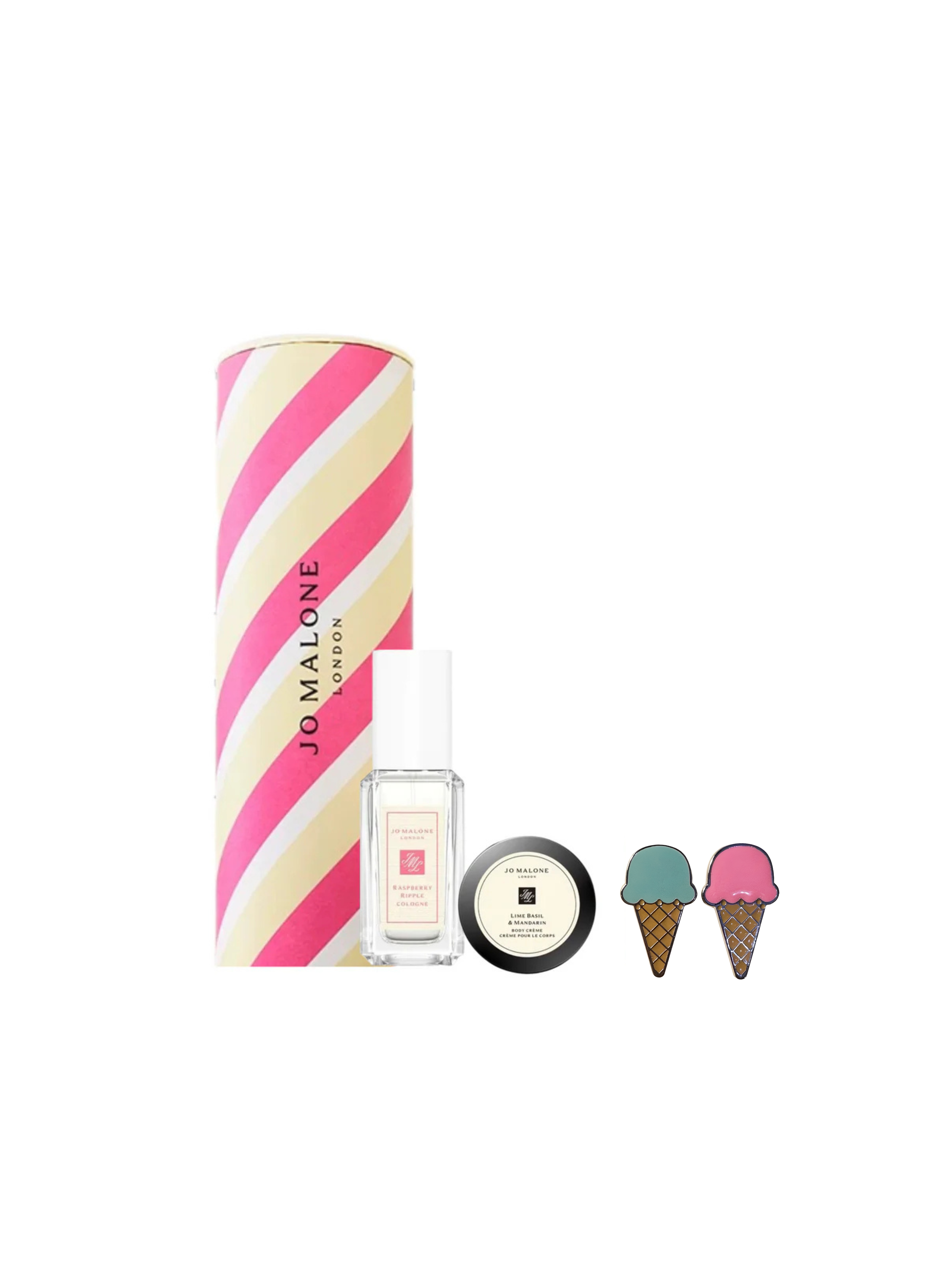 Jo Malone Ice Cream Gift Set 2025 – Raspberry Ripple & Lime Basil