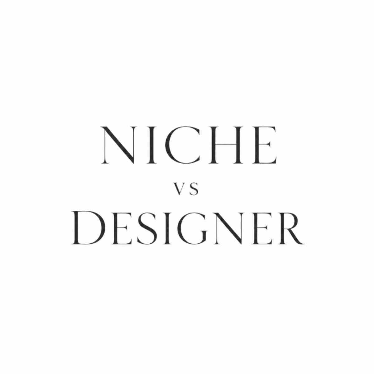 Niche vs Designer Perfumes