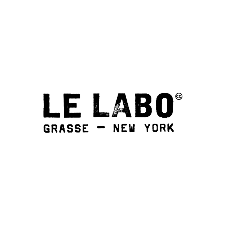 Le Labo logo – minimalist black text “LE LABO GRASSE – NEW YORK” / Le Labo ლოგო – შავი მინიმალისტური წარწერა „LE LABO GRASSE – NEW YORK“