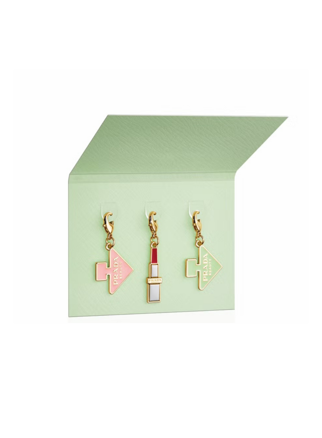 Prada Beauty Charms – Authentic Luxury Accessory Set
