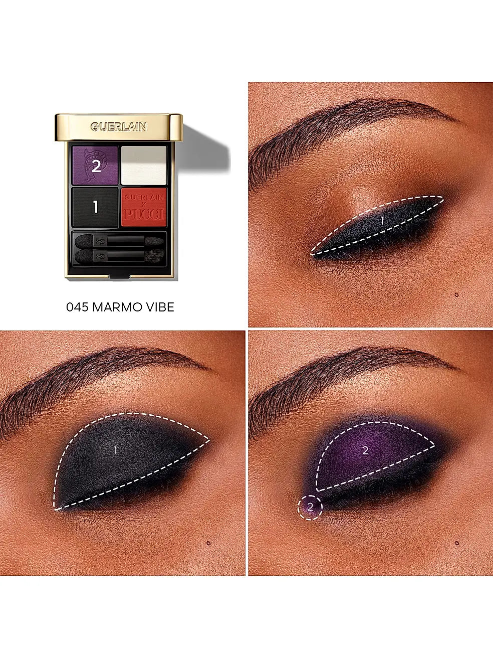GUERLAIN Pucci x Guerlain Ombres G Marmo Vibe Eyeshadow Quad
