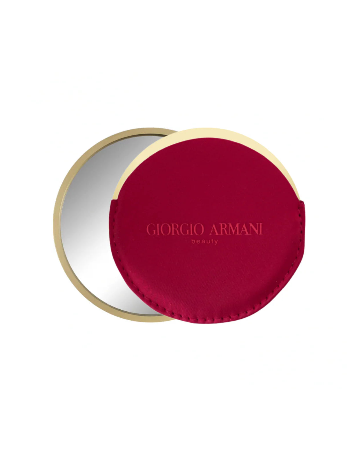 GIORGIO ARMANI-ის წითელი კოსმეტიკის ჩანთა L ზომა 21 × 16.5 × 7 სმ