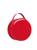 Christian Louboutin Round Red Makeup Bag