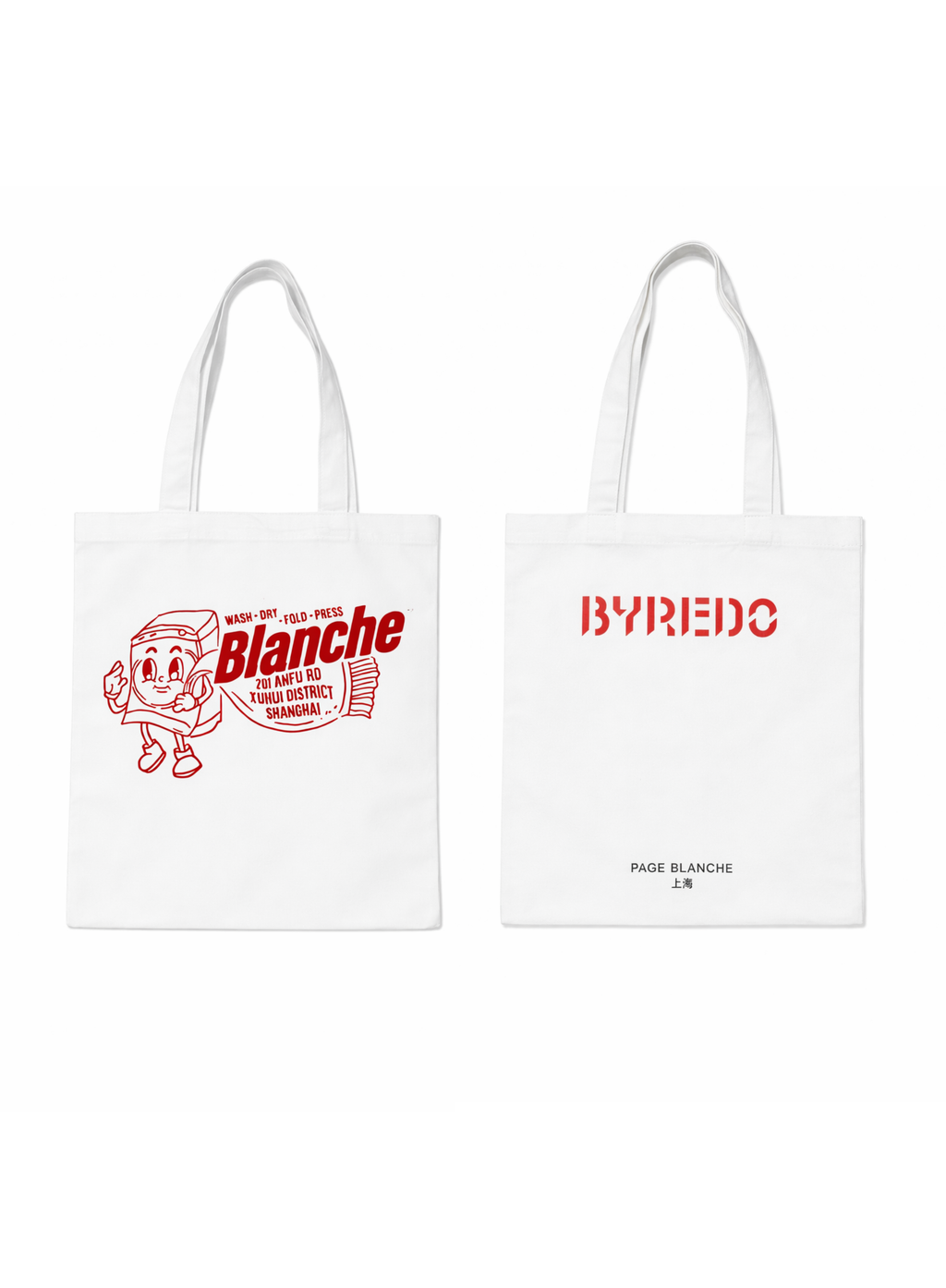 BYREDO Tote Bag Page Blanche – Limited Edition 39.5x36cm