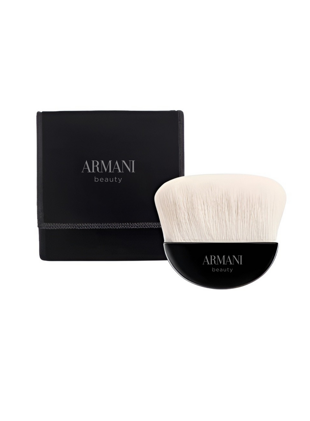 GIORGIO ARMANI სახის მინი ფუნჯი ველვეტის ჩანთით