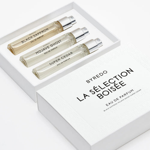 BYREDO La Sélection Boisée – Travel Fragrance Set (3 × 12ml)