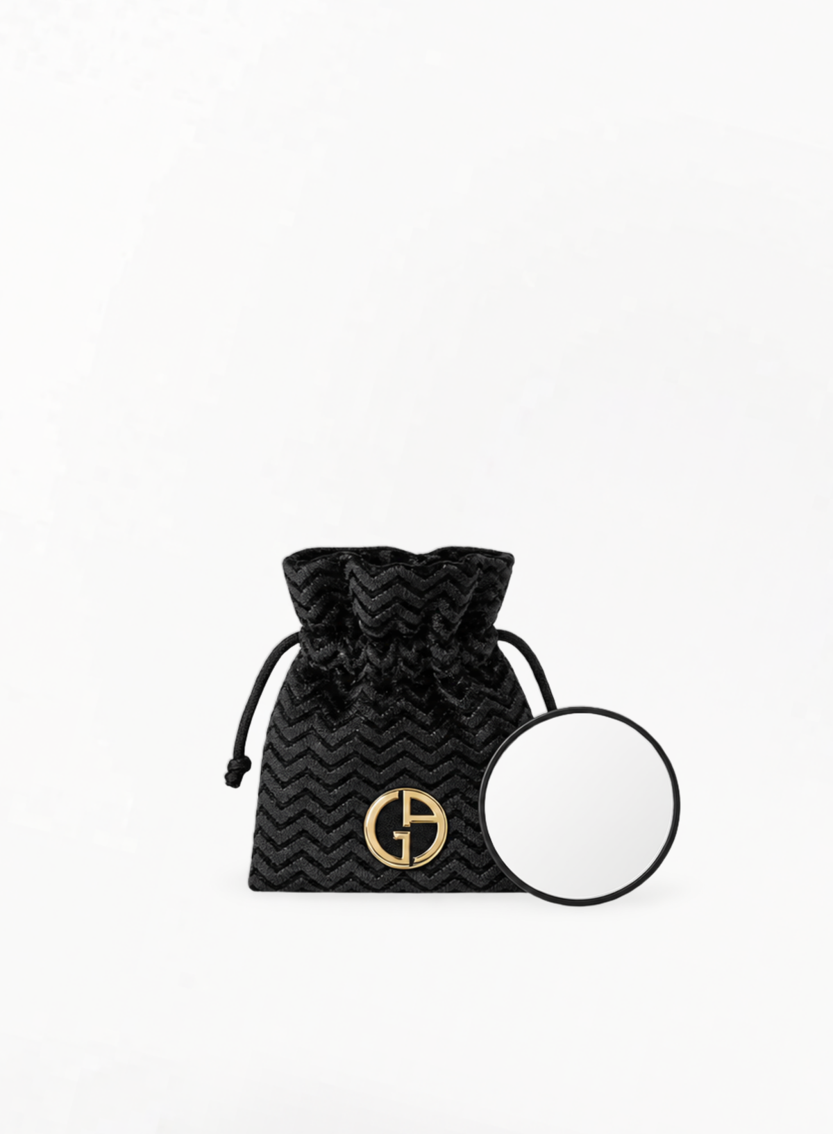GIORGIO ARMANI შავი სარკე და ქეისი ლიმიტირებული გამოშვება