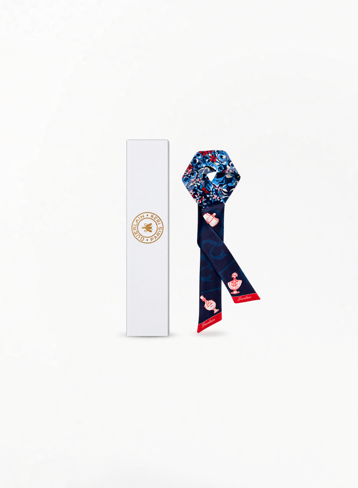 GUERLAIN Silk Twilly Scarf 96x6cm