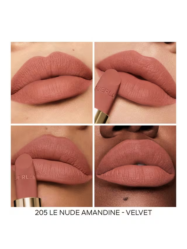 Guerlain Rouge G Velvet ტუჩსაცხი – 205 Le Nude Amandine