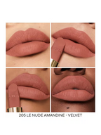 GUERLAIN Rouge G Velvet ტუჩსაცხი – 205 Le Nude Amandine