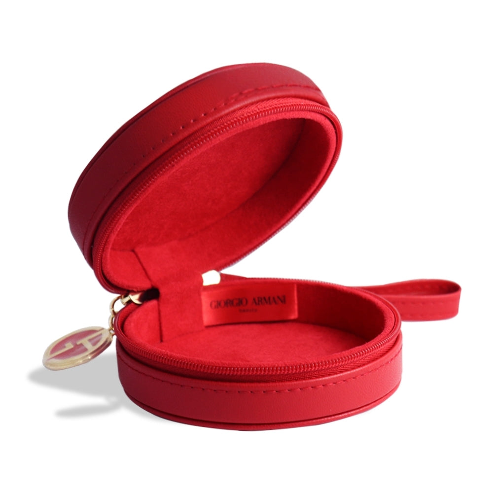 GIORGIO ARMANI Cushion Red Bag 9x10cm