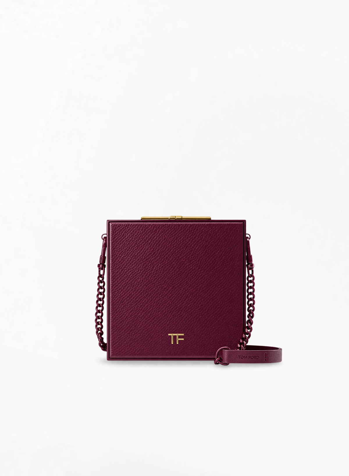 TOM FORD Limited Edition Burgundy Mini Bag 10.5×10.5cm