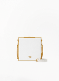TOM FORD ლიმიტირებული თეთრი მინი ჩანთა 10.5×10.5სმ