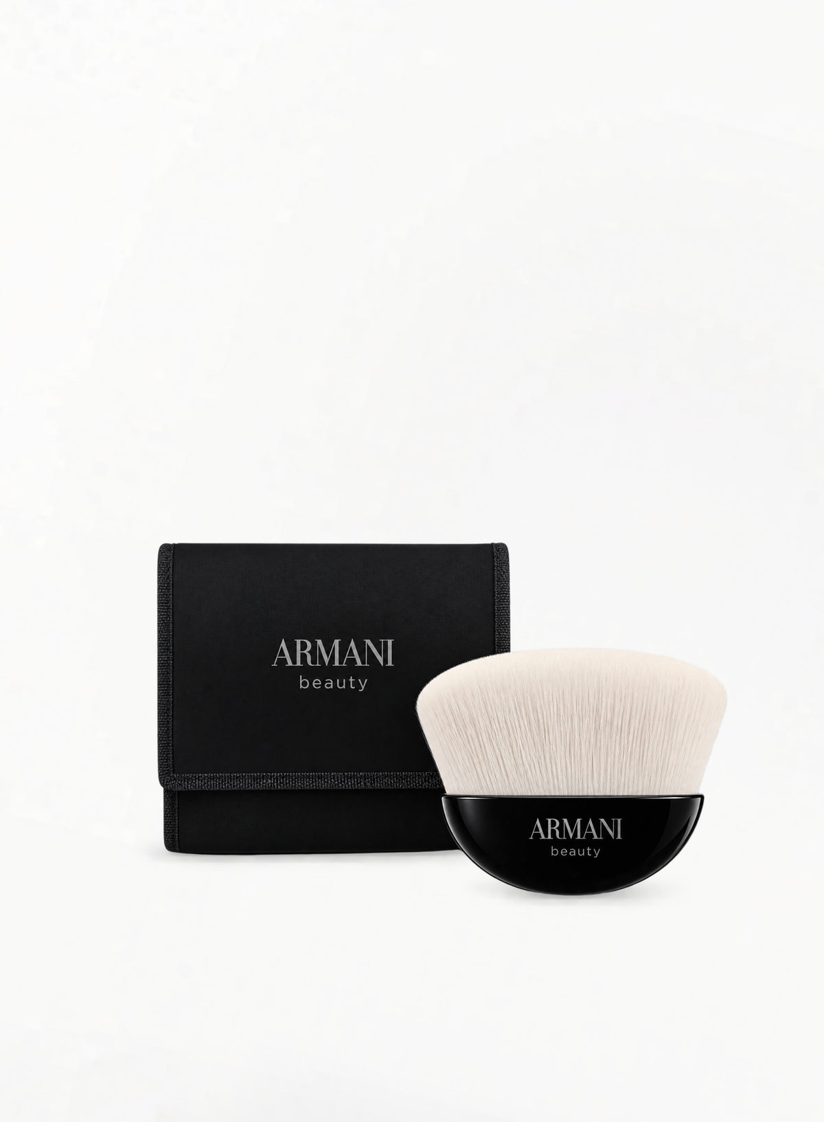 GIORGIO ARMANI სახის მინი ფუნჯი ველვეტის ჩანთით