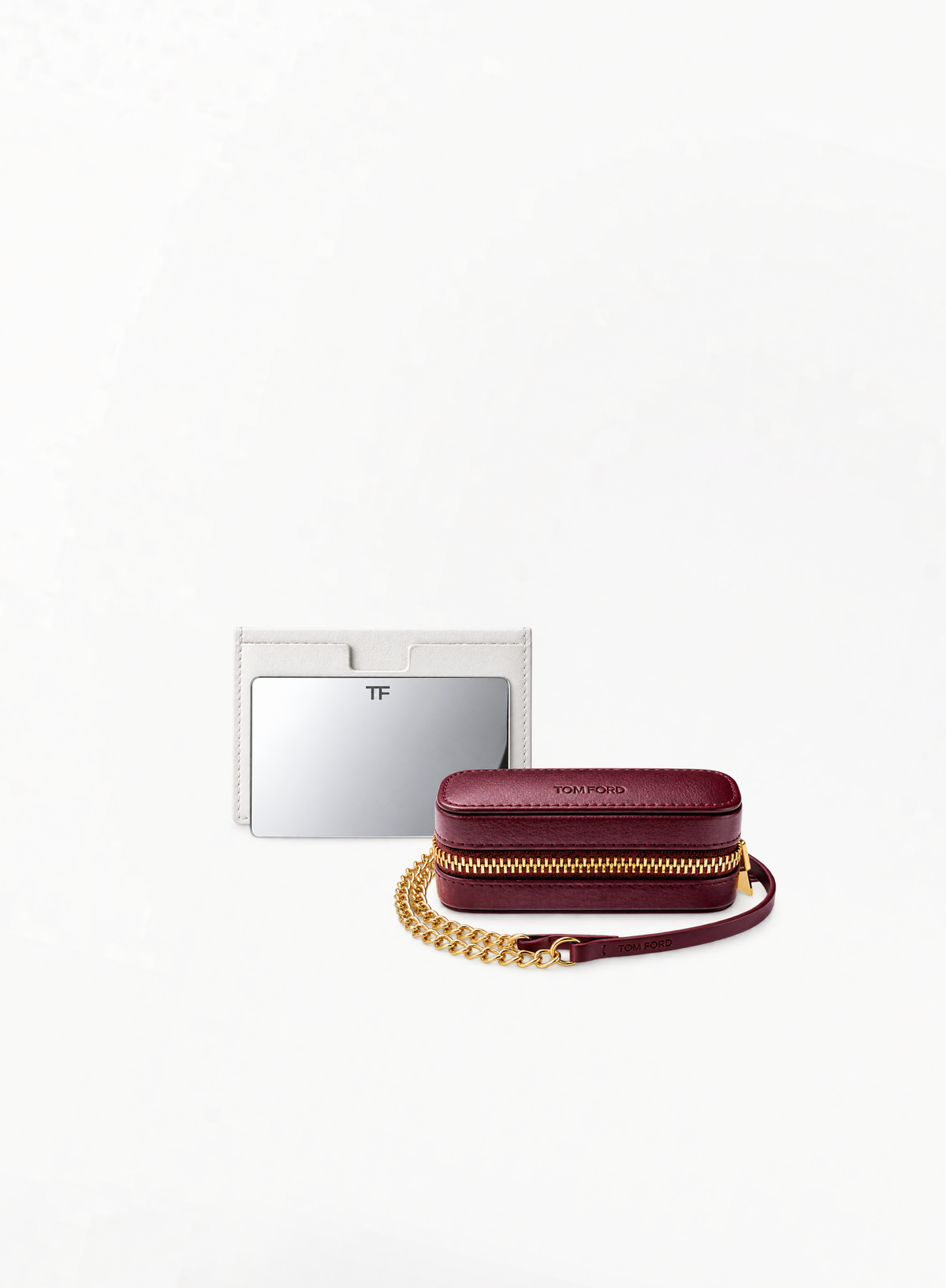 TOM FORD Limited Edition Mirror 9.6x6cm & Lipstick Bag 10x3.5x4.5cm