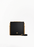 TOM FORD ლიმიტირებული მეტალის ჩანთა შიდა სარკით 10.5×10.5სმ 