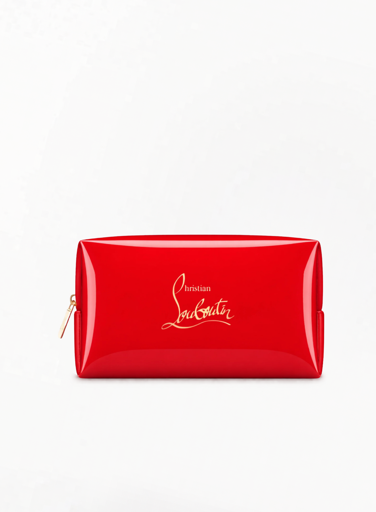 CHRISTIAN LOUBOUTIN კლასიკური და ლიმიტირებული წითელი კოსმეტიკური ჩანთა 20x14x8სმ
