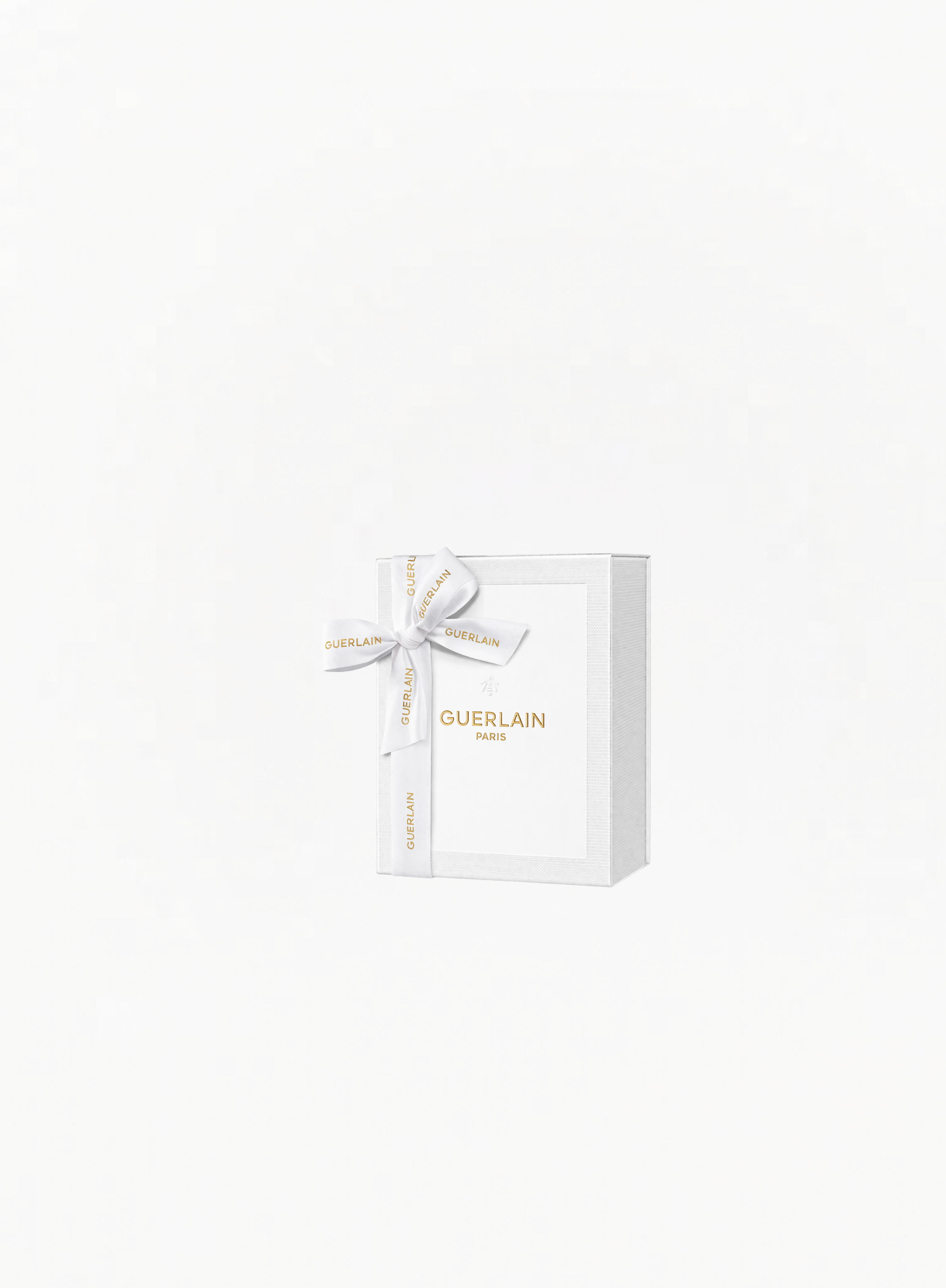 GUERLAIN თეთრი ლიმიტირებული სასაჩუქრე ყუთი ზომა: S - 10.5x17სმ