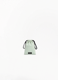 PRADA Beauty ნეონური მწვანე თასმიანი ჩანთა 17x22სმ