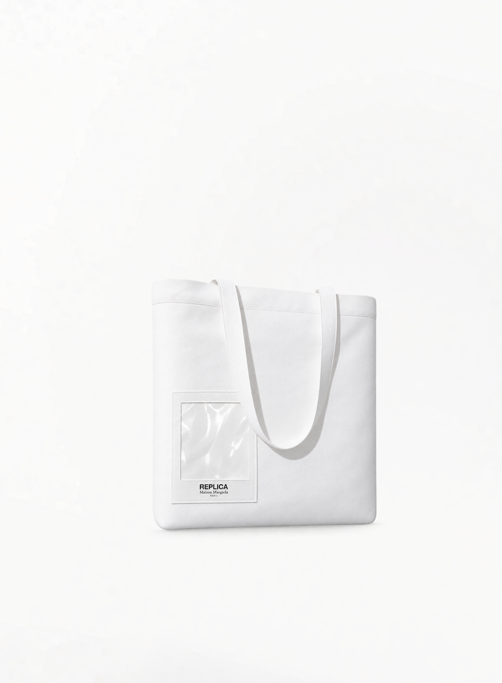 MAISON MARGIELA REPLICA თეთრი ბამბის ტოუტ-ჩანთა 41x10x38სმ