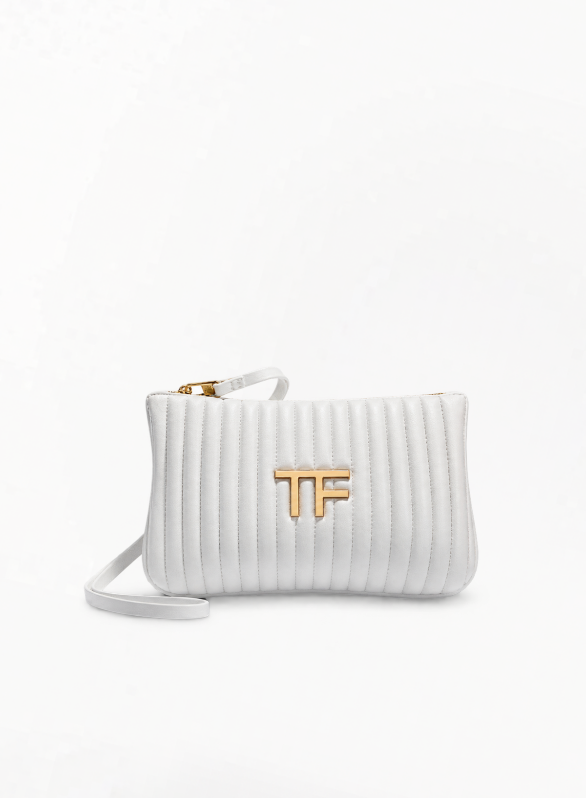 TOM FORD White Cosmetics Bag 22x14.5cm