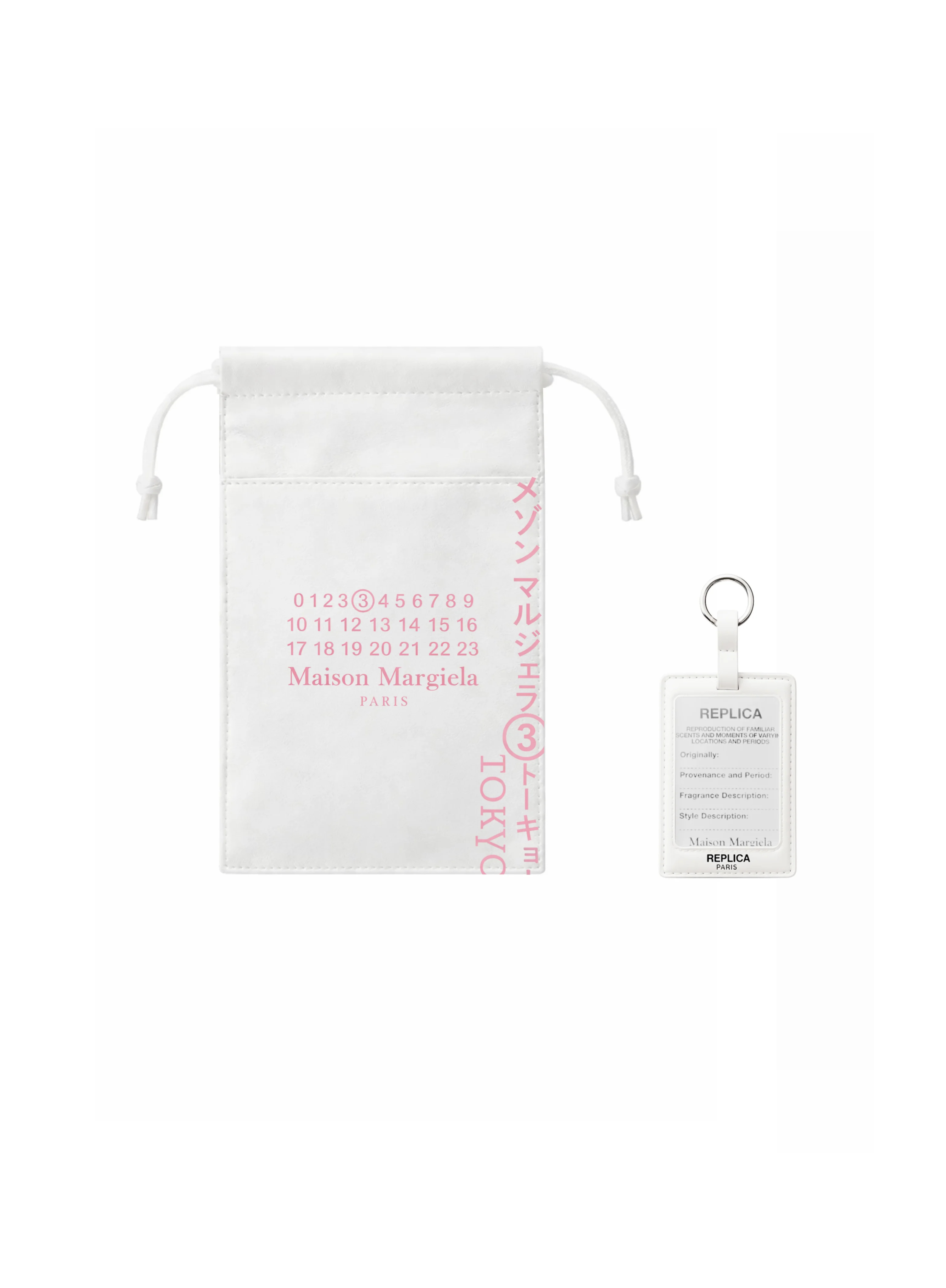 Maison Margiela SPRINGTIME IN A PARK – ექსკლუზიური ტოკიოს კოლექციის ფაუჩი და თაგი, საკიდი