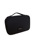 Prada Two-Section Professional Cosmetic Bag with Mirror – Authentic Luxury Accessory
