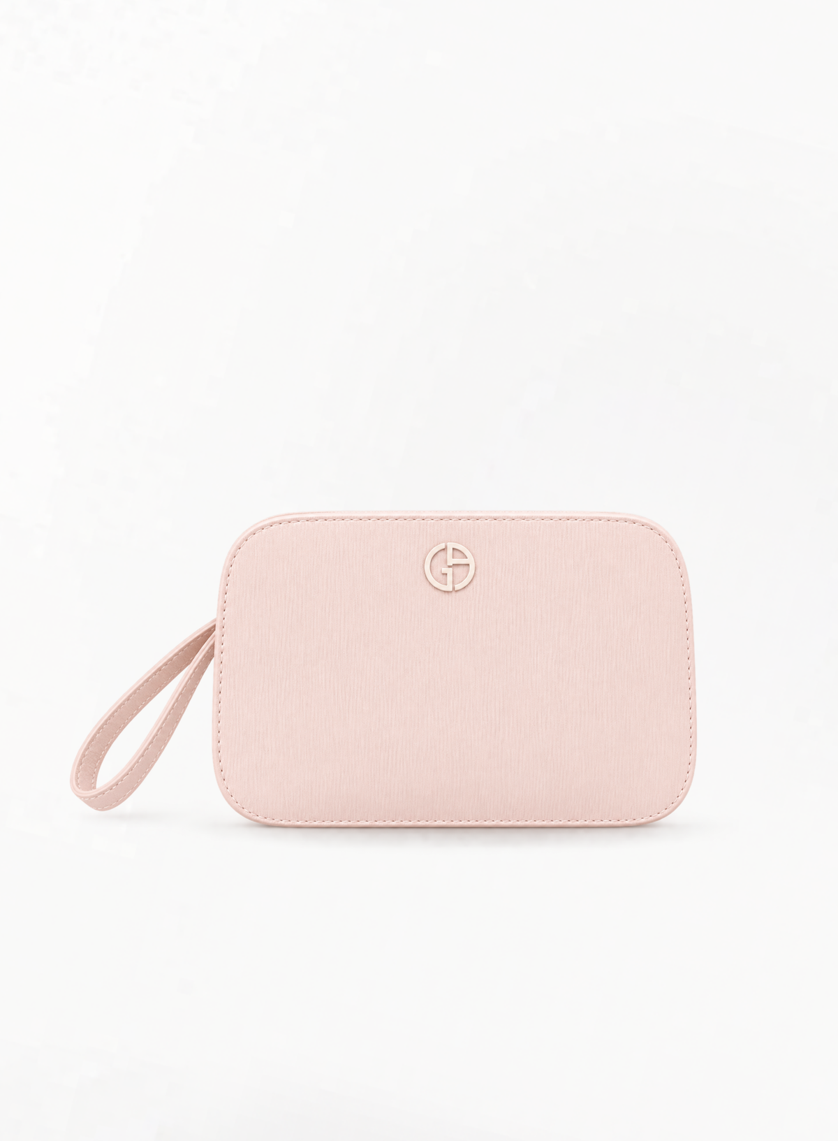 GIORGIO ARMANI კრემის ფერი L ზომის კოსმეტიკური ჩანთა 21x16.5x7სმ