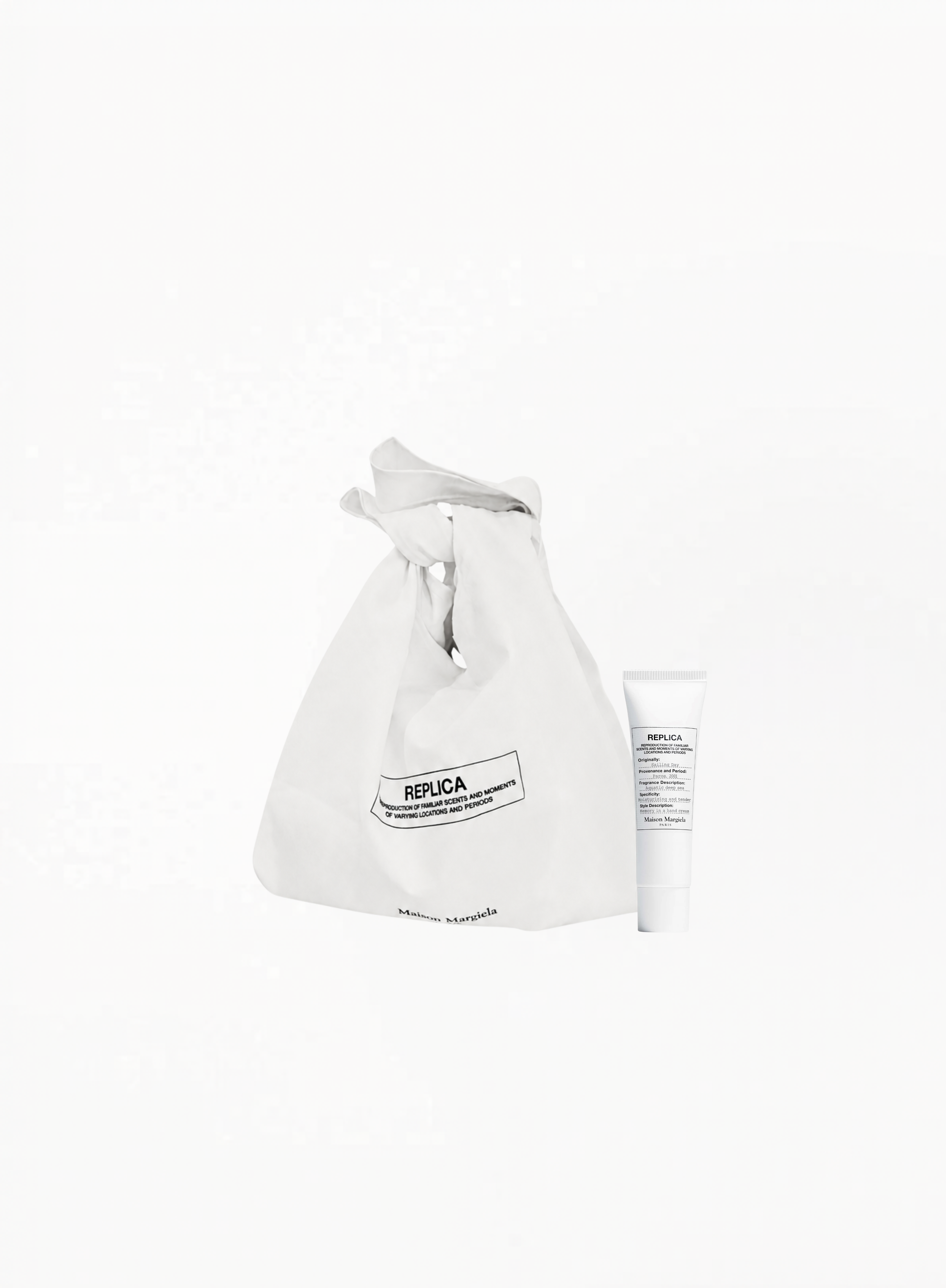 Maison Margiela ბამბის ტოუტ-ჩანთა 35×32 სმ — საჩუქრად ხელის ლოსიონი 15 მლ