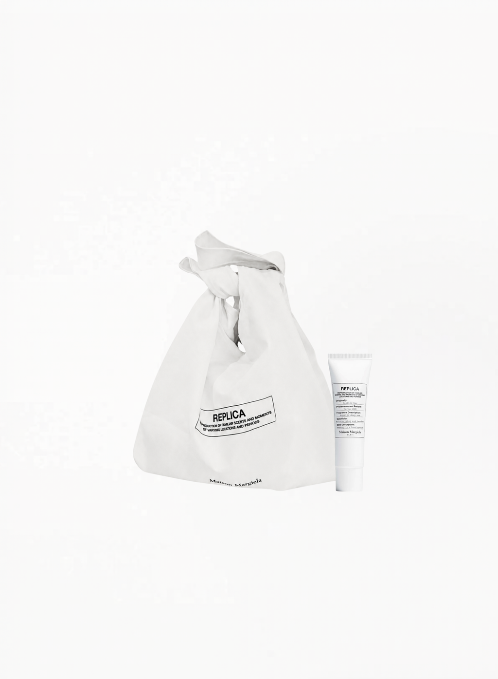 Maison Margiela Cotton Tote Bag 35×32 cm — Complimentary Hand Lotion 15 ml