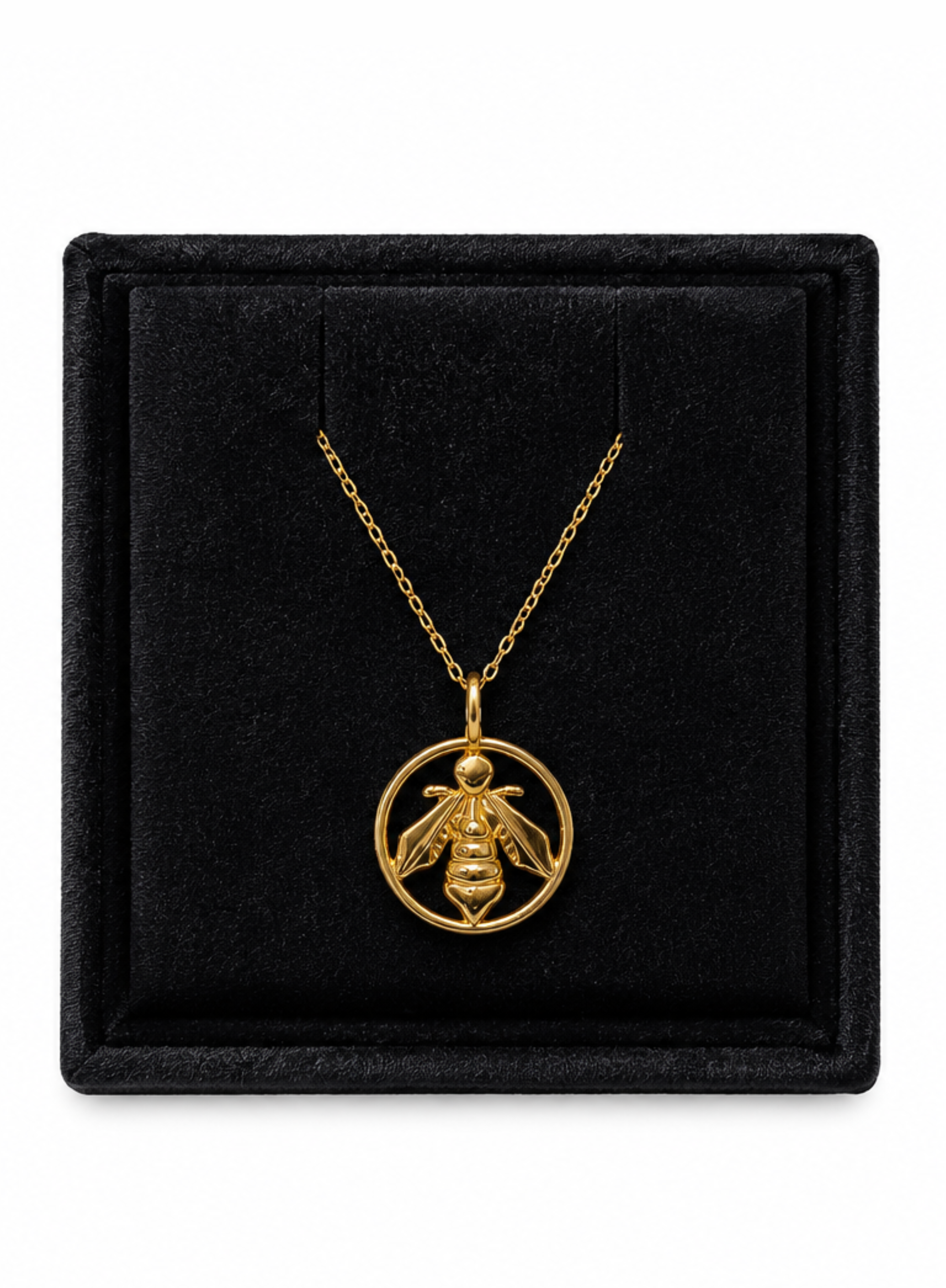 GUERLAIN Bee Medallion Necklace – 18K Gold Plated
