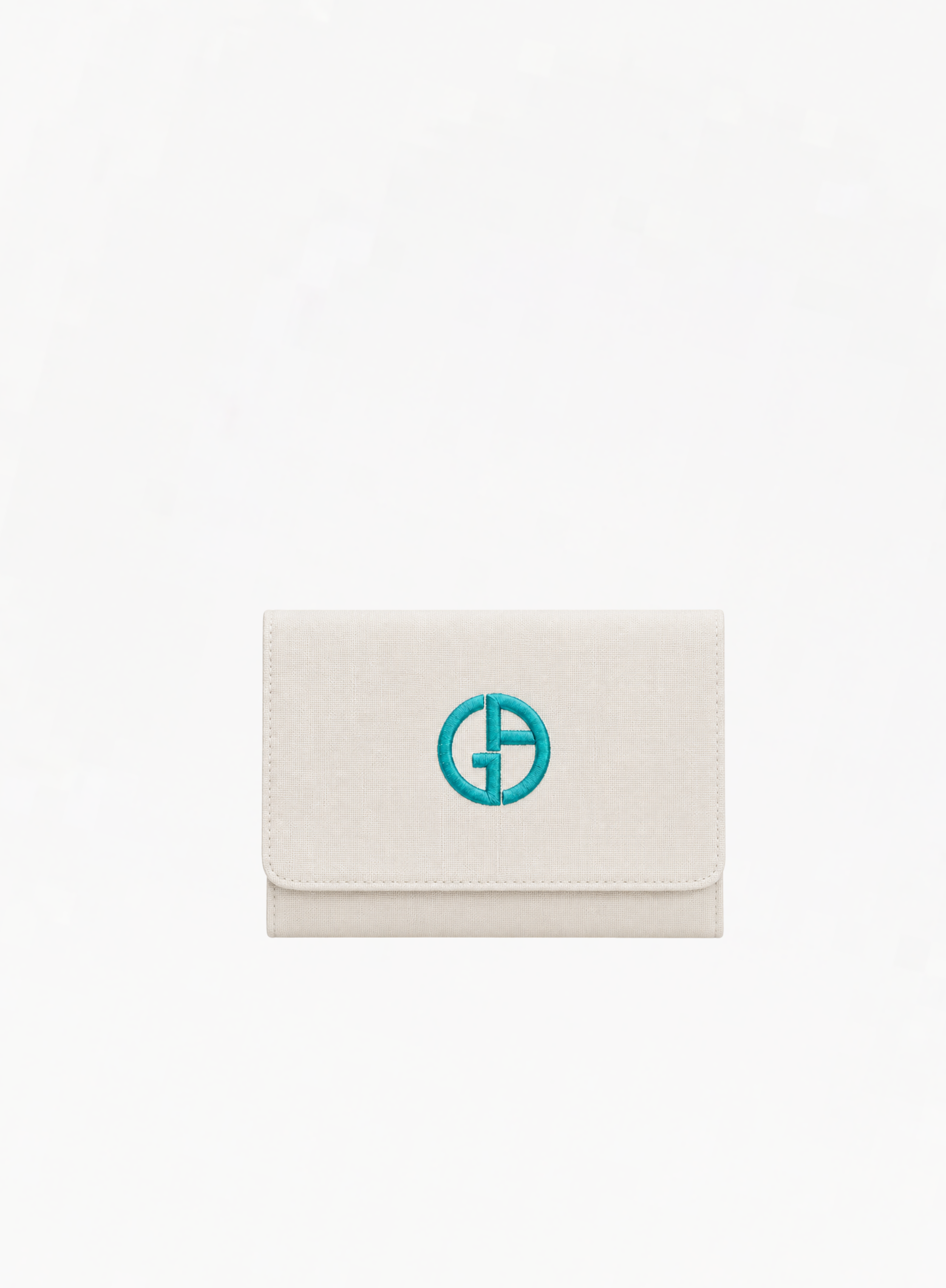 GIORGIO ARMANI Cream Cosmetic Pouch 22.5x15.5cm