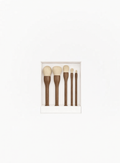 GUERLAIN პრემიუმ ხის ფუნჯების ნაკრები (5 ცალი)