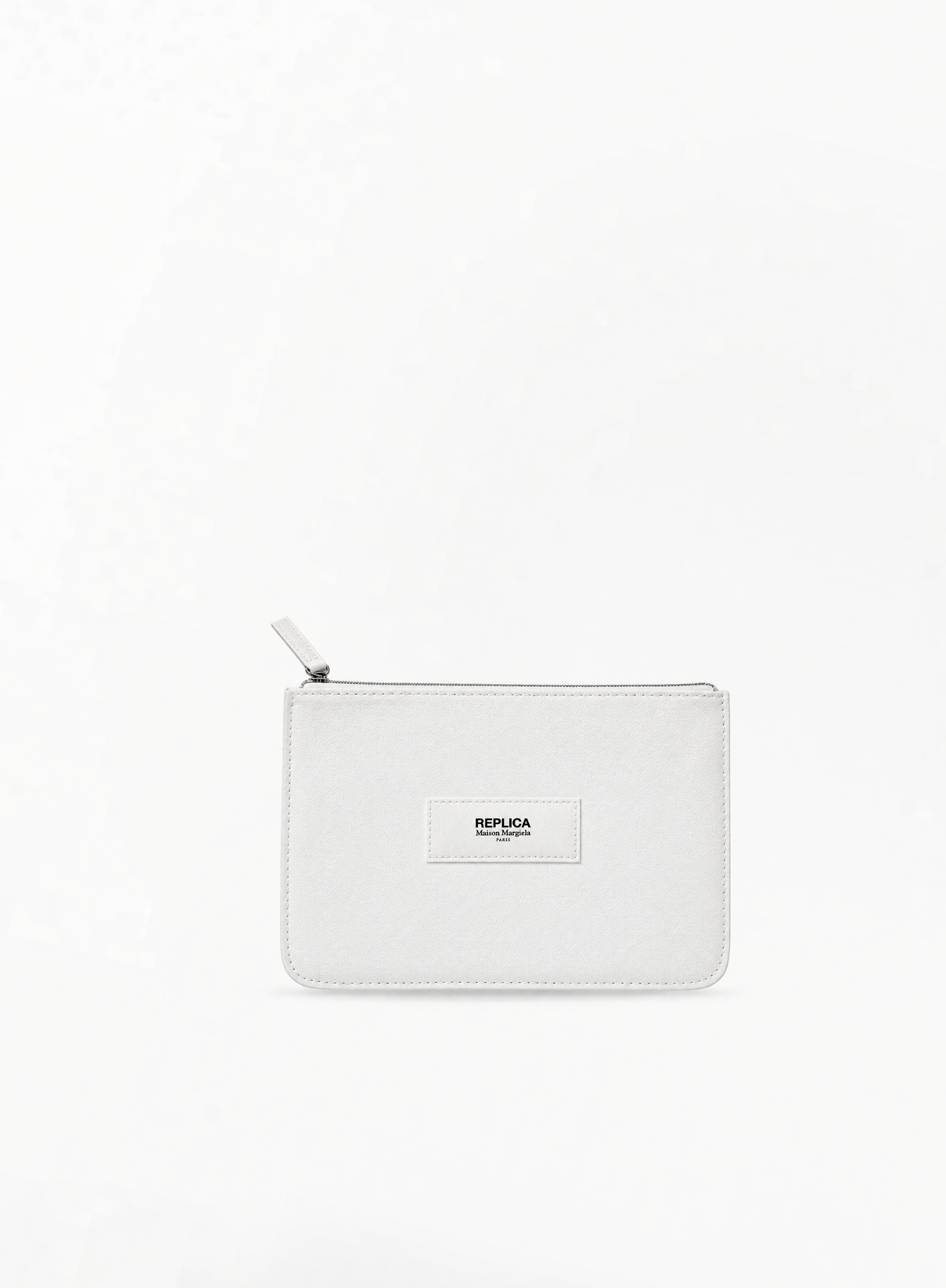MAISON MARGIELA REPLICA White Cotton Pouch 18x11cm