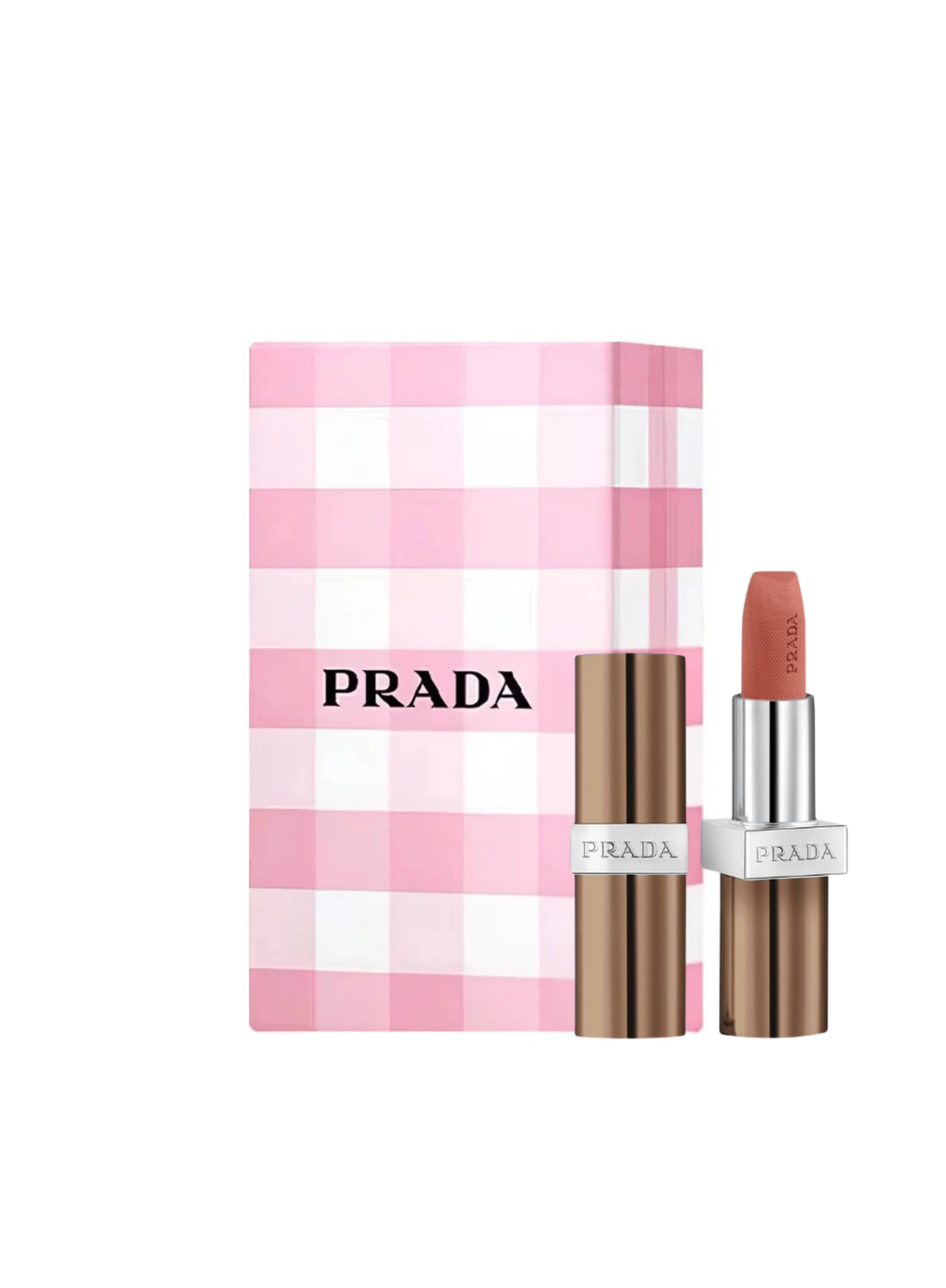 Prada Lipstick B101 in Limited Edition Brown Case & Box