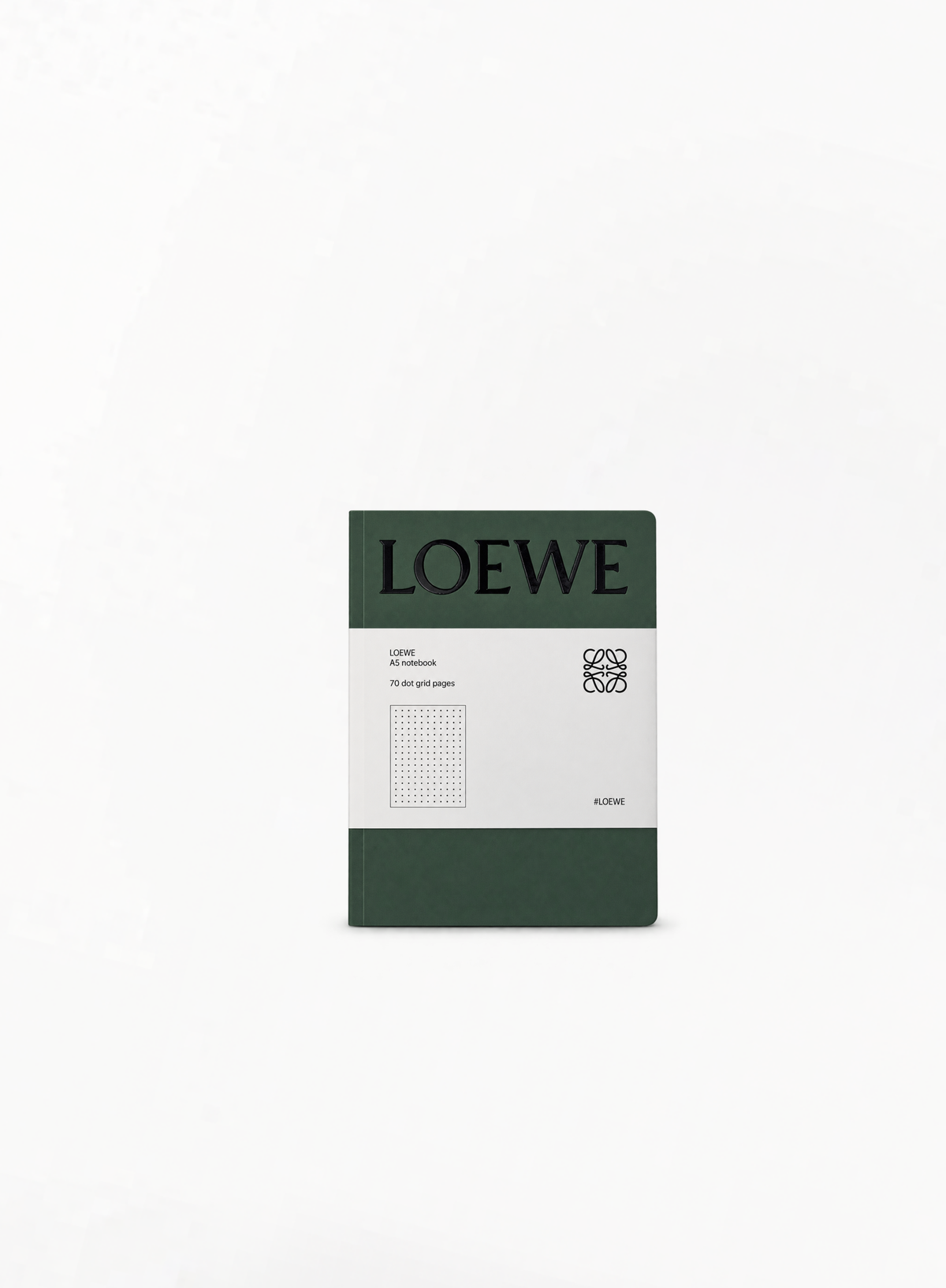 LOEWE ლიმიტირებული მწვანე რვეული 21×15სმ