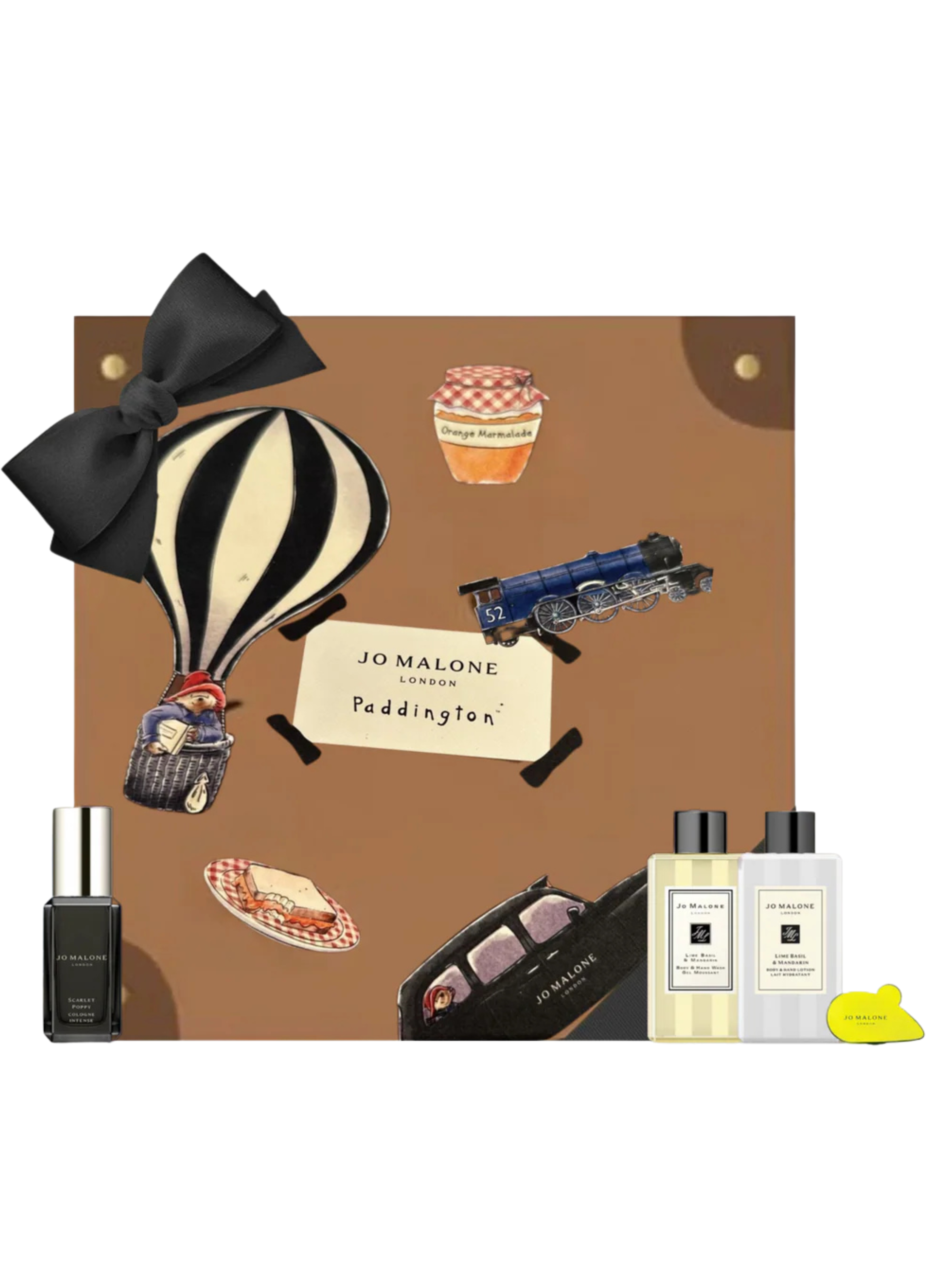 Jo Malone Gift Set – Scarlet Poppy 9ML + Lime Basil & Mandarin Lotion & Body Wash 75ML + Magnetic Mouse Accessory