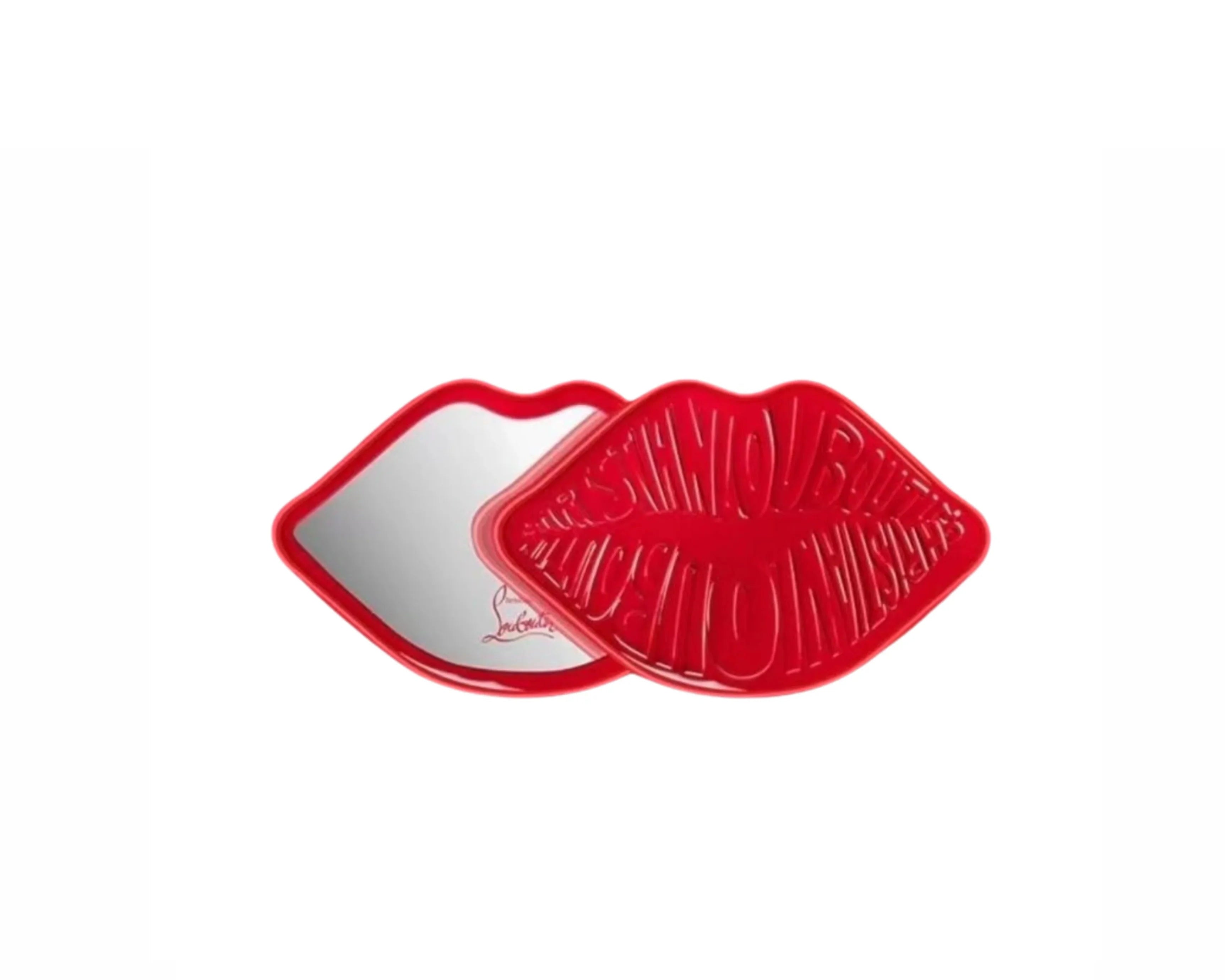 Christian Louboutin-ის სასაჩუქრე კომპლექტი - ტუჩსაცხი 005M და წითელი სარკე