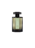 L’Artisan Parfumeur Eau de Parfum in a black glass bottle with a light green label – luxury niche fragrance.