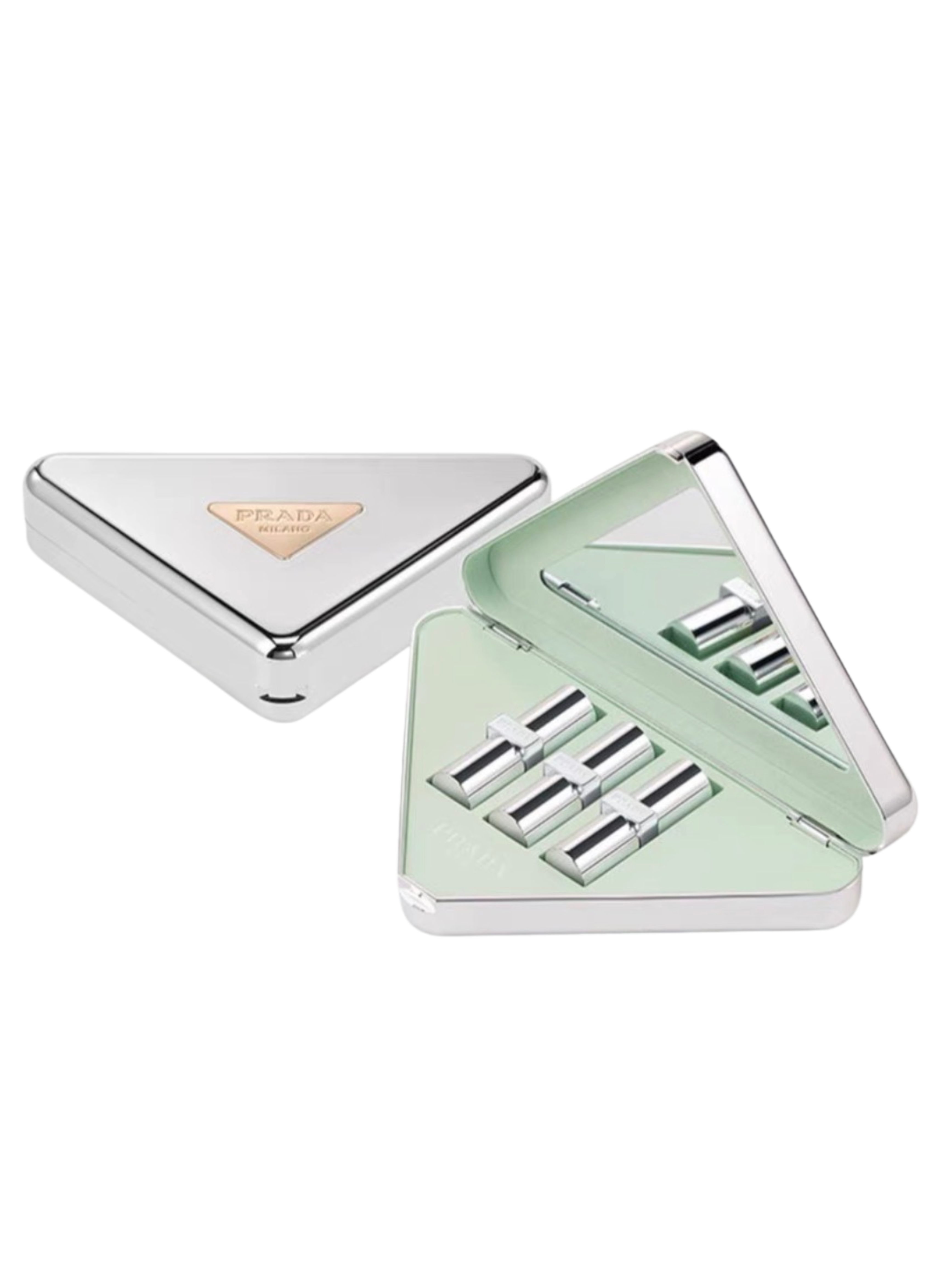 Prada Monochrome Lipstick Clutch Set Of 3