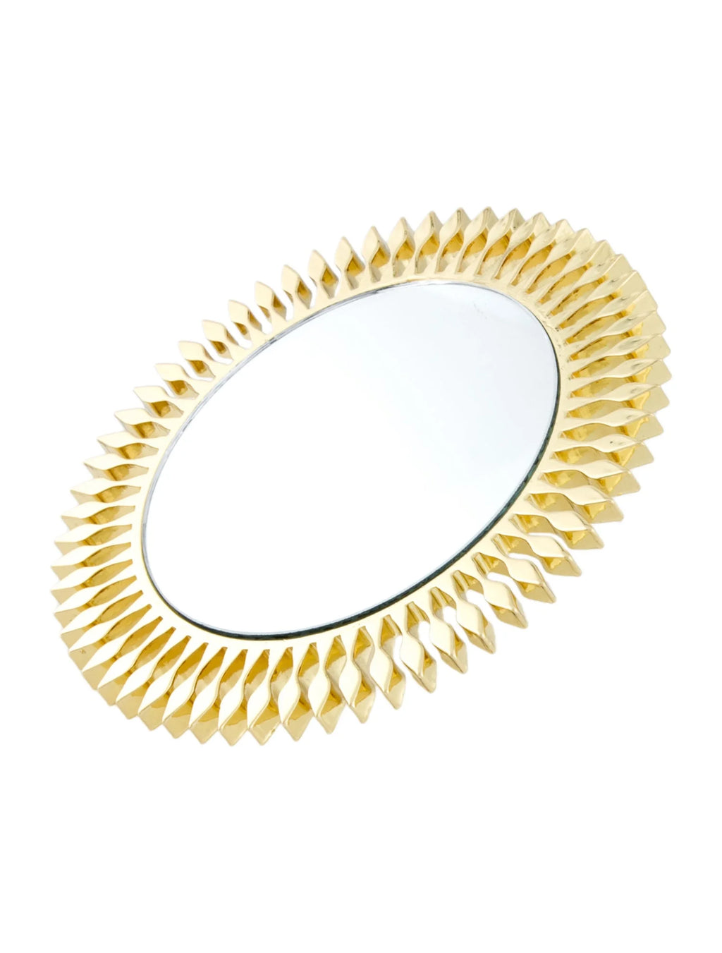 Christian Louboutin Gold Mirror With Small Bag