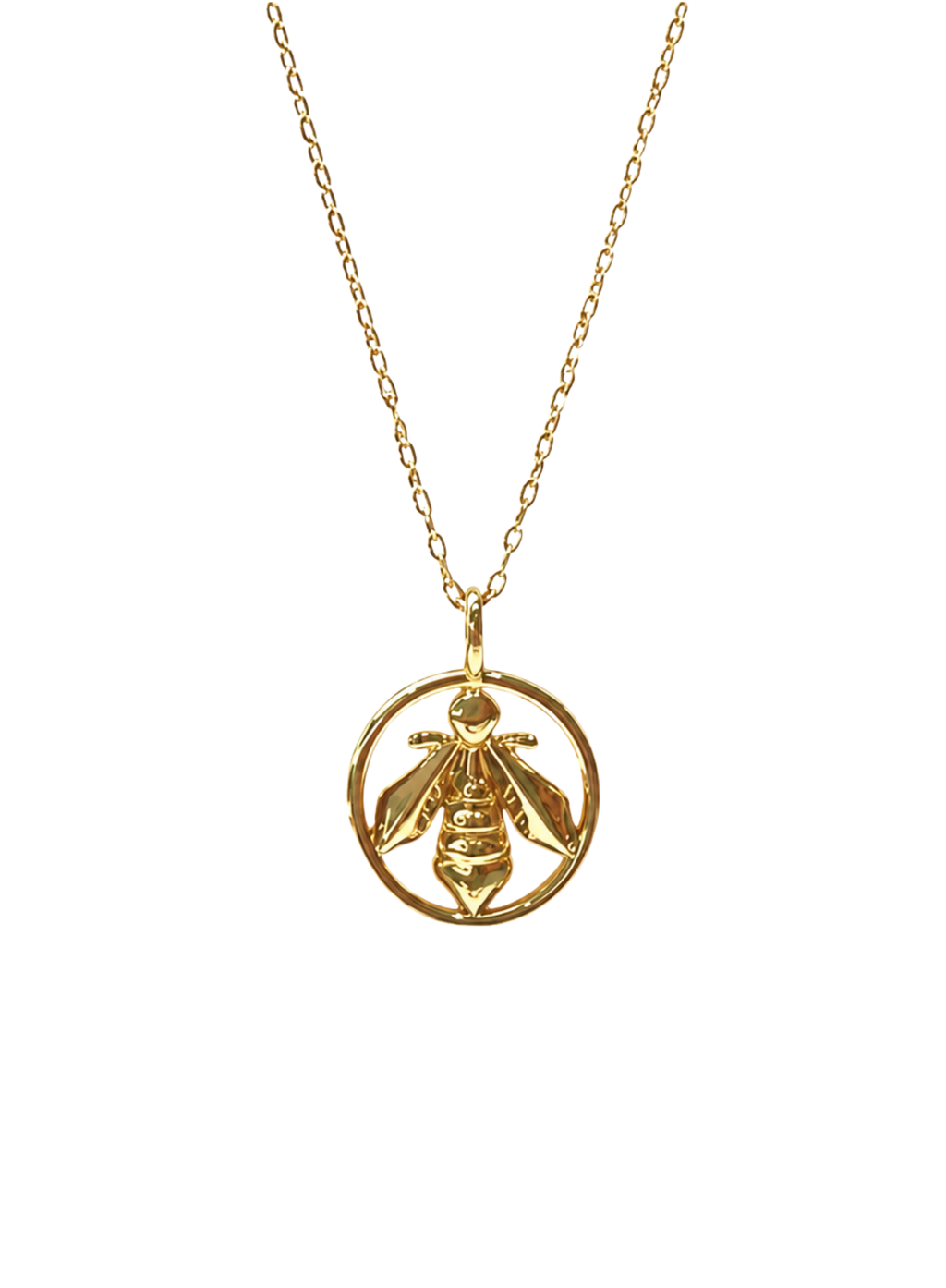 GUERLAIN Bee Medallion Necklace – 18K Gold Plated