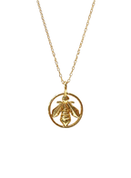 GUERLAIN Bee Medallion Necklace – 18K Gold Plated