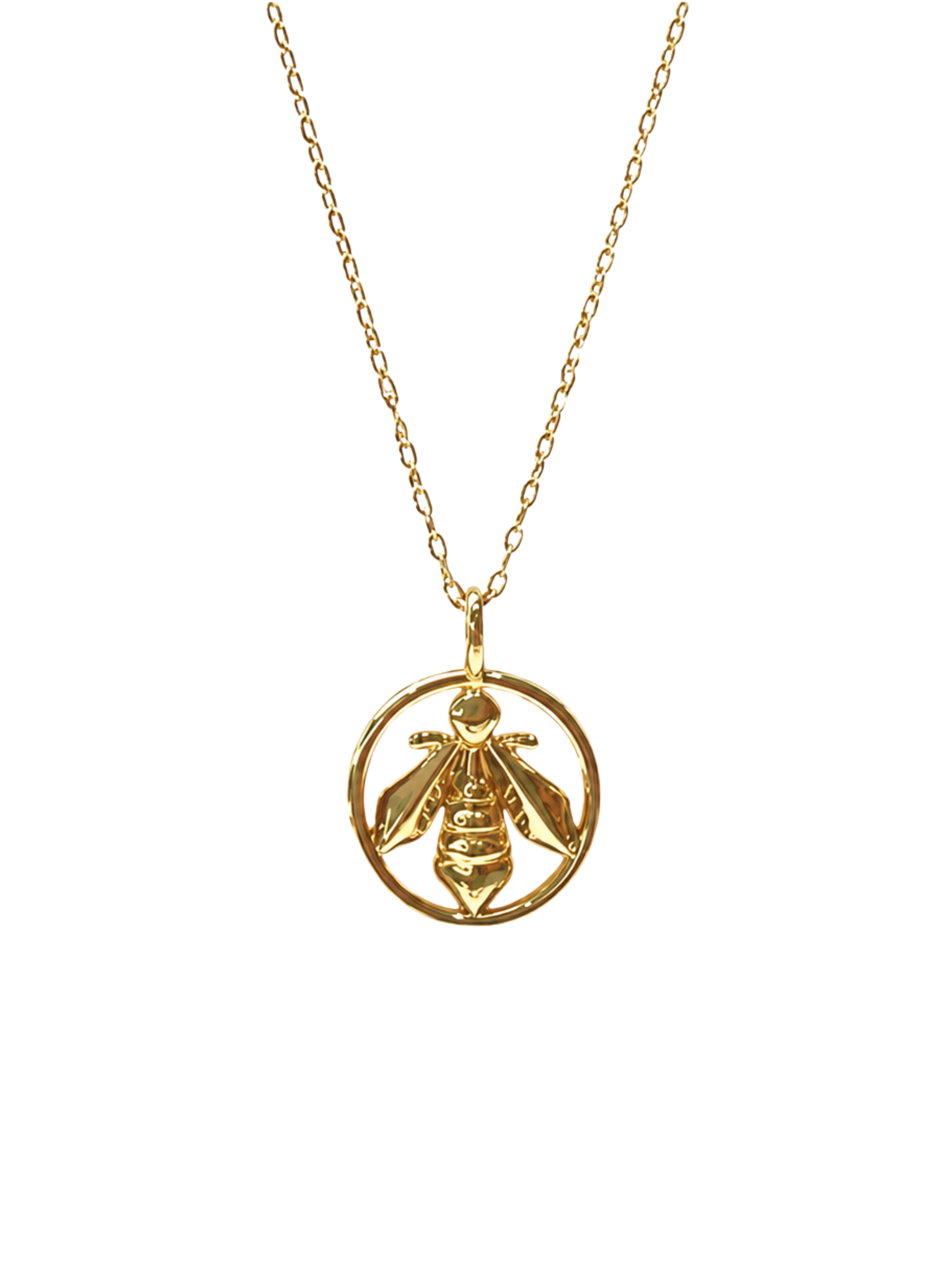 GUERLAIN Bee Medallion Necklace – 18K Gold Plated