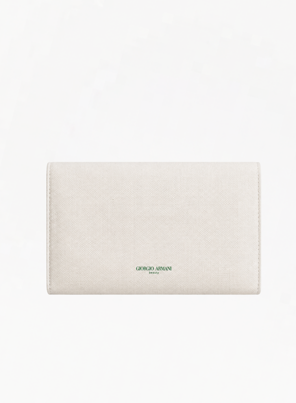 GIORGIO ARMANI Cream Cosmetic Pouch 22.5x15.5cm
