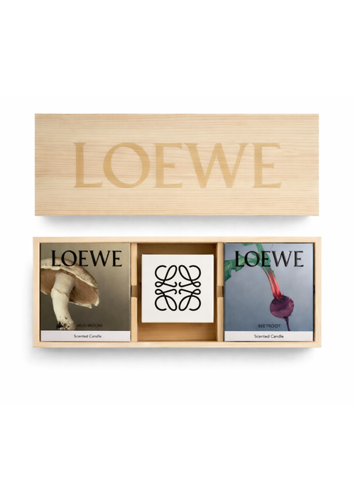 LOEWE Ultra Limited Wooden Garden Candle Set