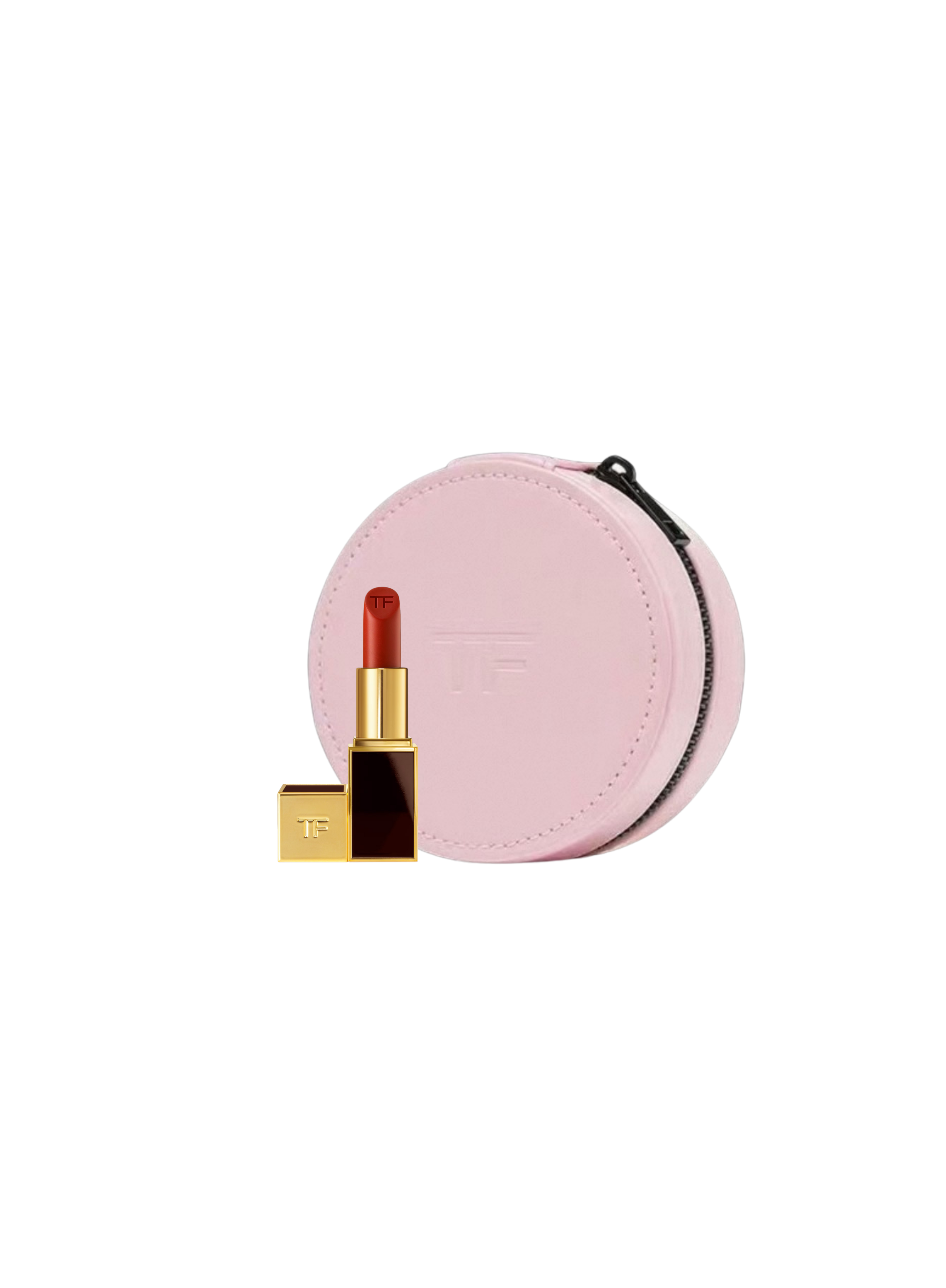 Tom Ford Pink Round Bag And 16 Scarlet Rouge Mini