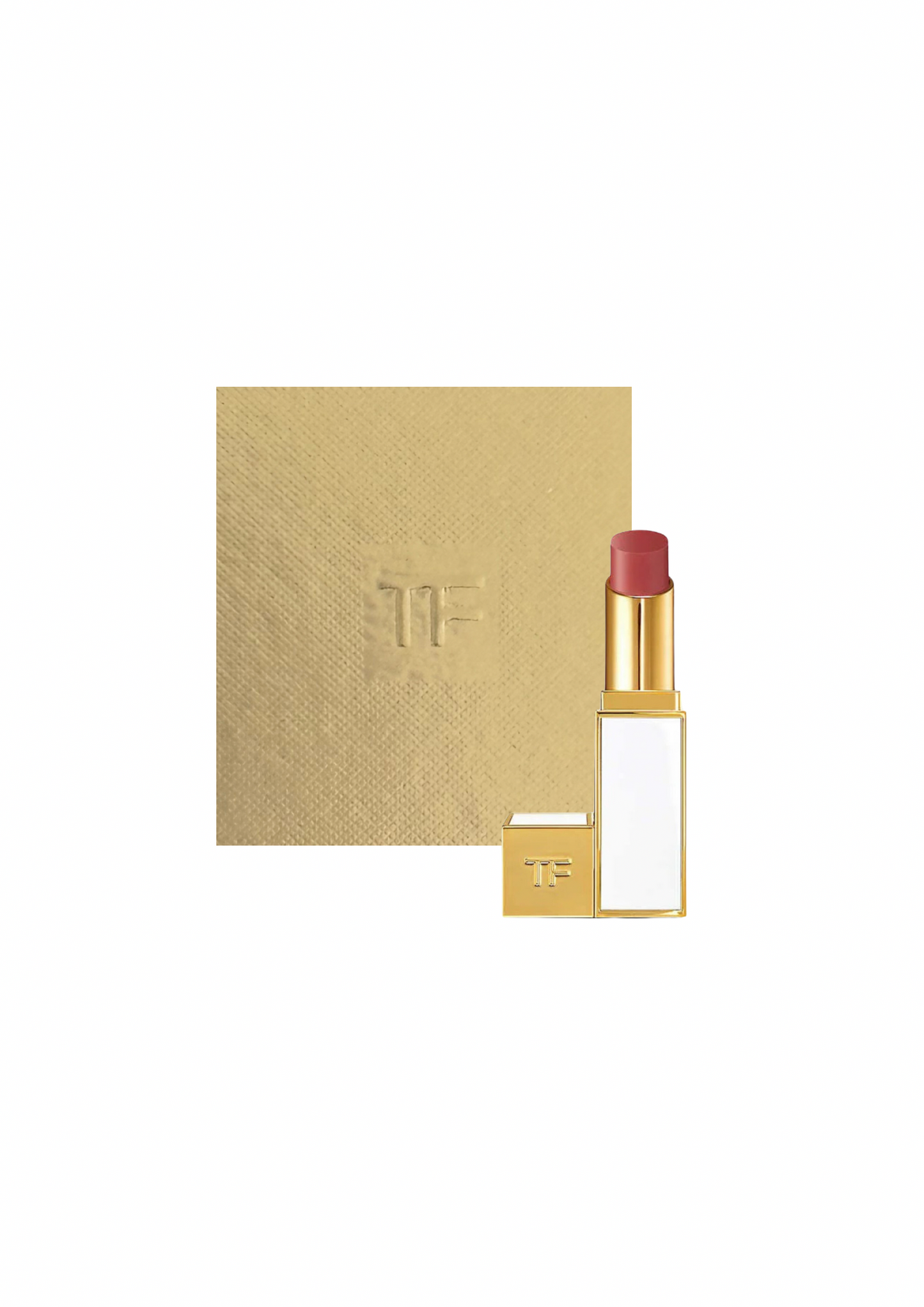 Tom Ford Flowery Colorful Fine White Tube Lipstick, #03 Gold Box