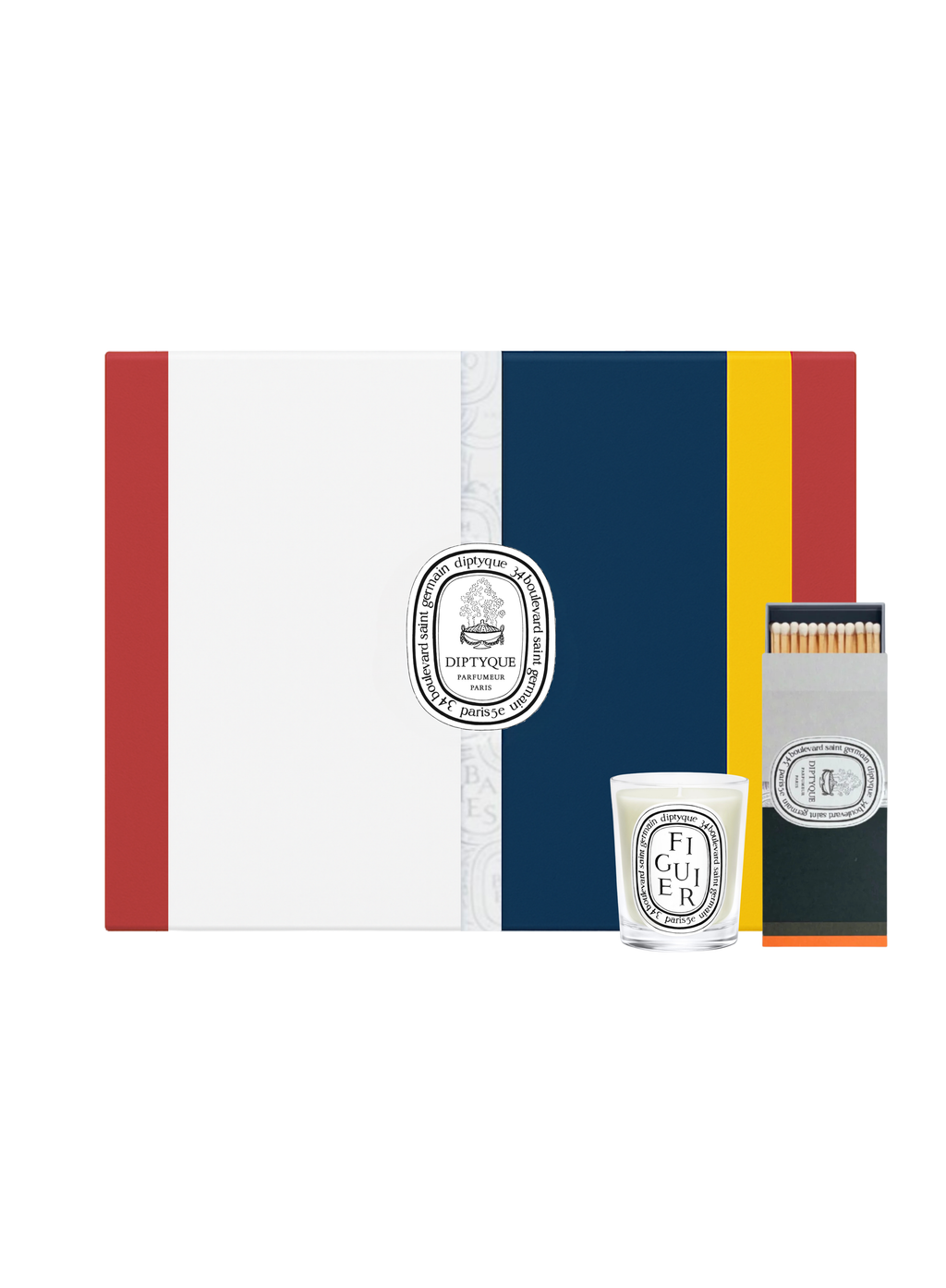 Diptyque Figuier Candle 70G & Matches Gift Set